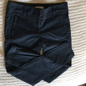 LOFT Skinny Zip Pocket Sateen Pant